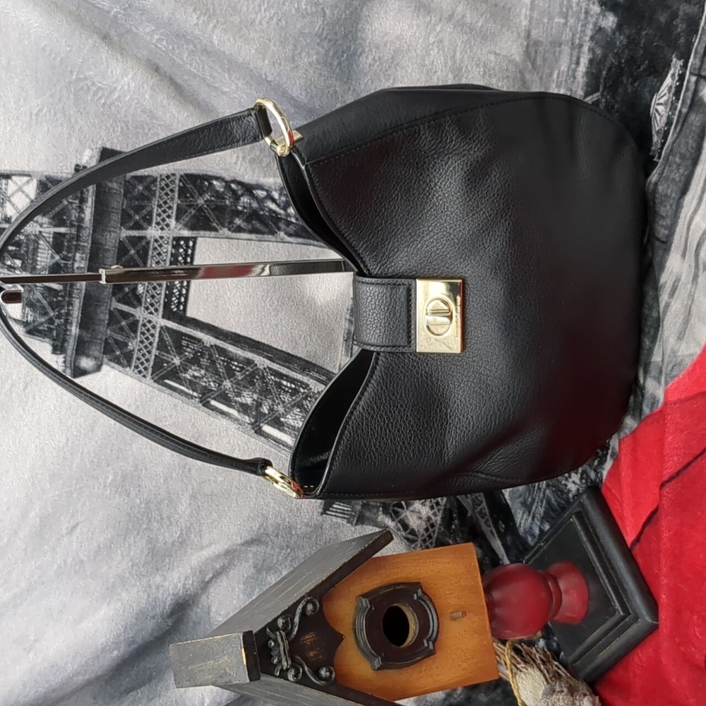 Kate Spade black leather bag